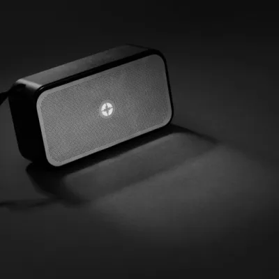 Swiss Peak RCS recycled aluminium 10W bass speaker