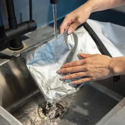 Snackstrap AWARE™ RPET foldable lunchbag 30x20CM