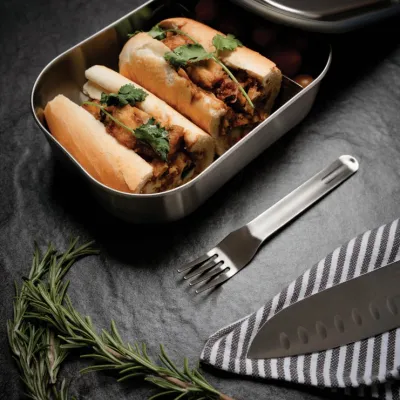 Black+Blum Stainless Steel Lunch Box Large