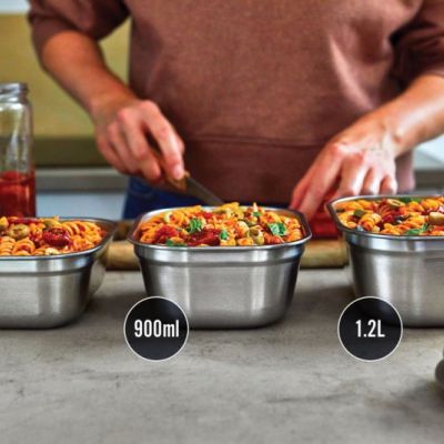 Black+Blum Mealprep Box 3pcs Set Small, Medium, Large