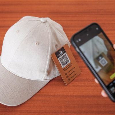 Milo AWARE™ recycled heather 6 panel cap 200gr