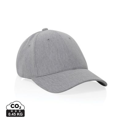 Milo AWARE™ recycled heather 6 panel cap 200gr