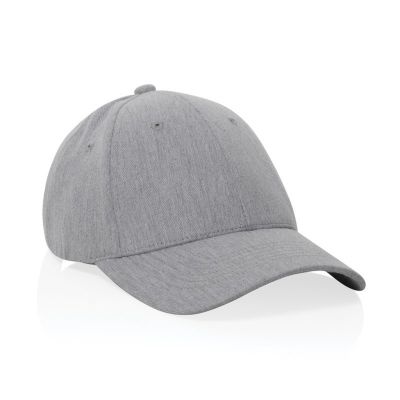 Milo AWARE™ recycled heather 6 panel cap 200gr