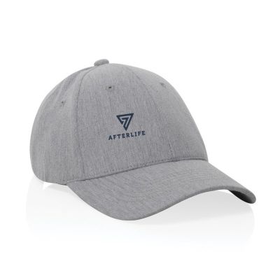 Milo AWARE™ recycled heather 6 panel cap 200gr