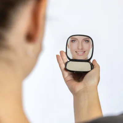 Reflecta RCS recycled plastic make-up mirror
