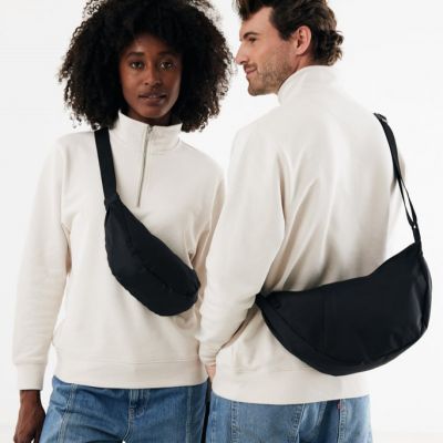 Crescent XL AWARE™ RPET half moon sling bag
