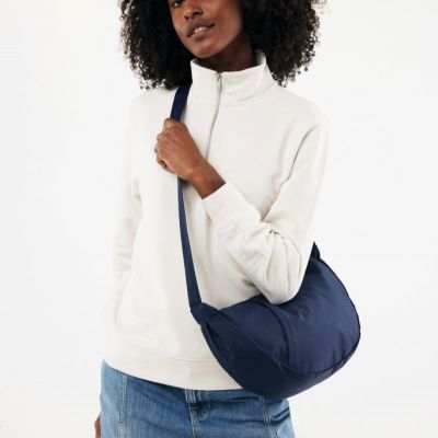 Crescent XL AWARE™ RPET half moon sling bag