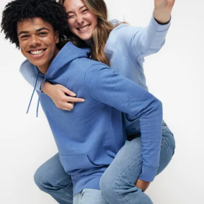 IQONIQ Torres recycled cotton hoodie undyed