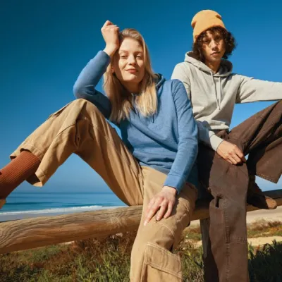 IQONIQ Torres recycled cotton hoodie undyed