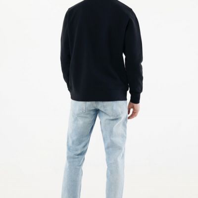 IQONIQ Elgon recycled cotton quarter zip sweater