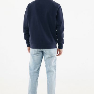 IQONIQ Elgon recycled cotton quarter zip sweater