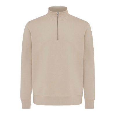 IQONIQ Elgon recycled cotton quarter zip sweater