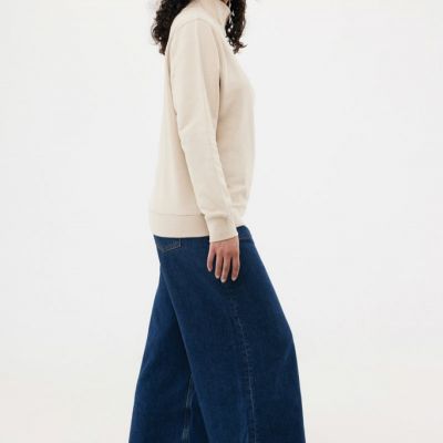 IQONIQ Elgon recycled cotton quarter zip sweater