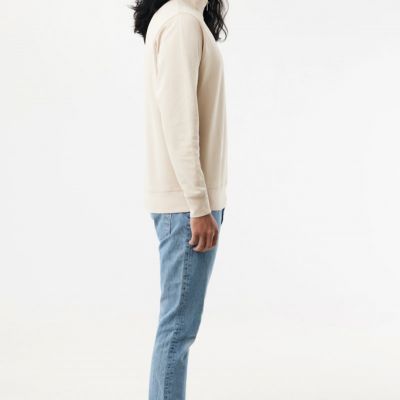 IQONIQ Elgon recycled cotton quarter zip sweater