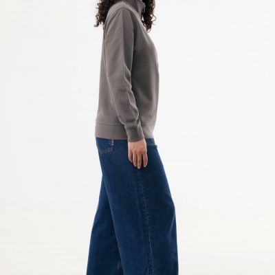 IQONIQ Elgon recycled cotton quarter zip sweater