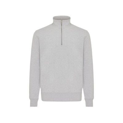 IQONIQ Elgon recycled cotton quarter zip sweater