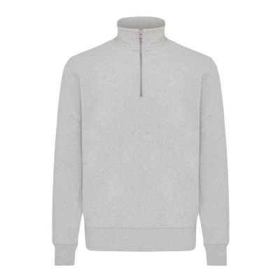 IQONIQ Elgon recycled cotton quarter zip sweater