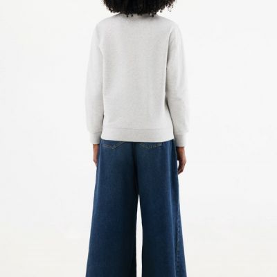 IQONIQ Elgon recycled cotton quarter zip sweater