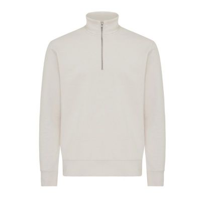IQONIQ Elgon recycled cotton quarter zip sweater