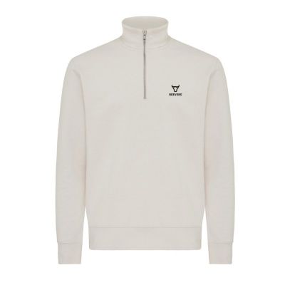 IQONIQ Elgon recycled cotton quarter zip sweater