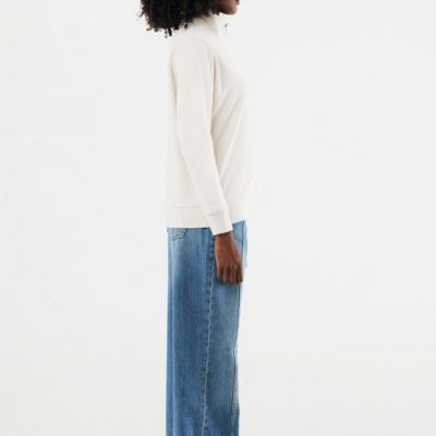 IQONIQ Elgon recycled cotton quarter zip sweater