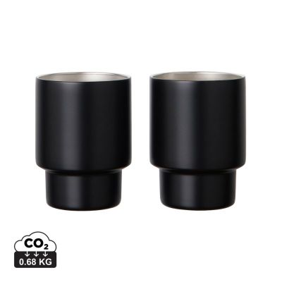 VINGA Nagano RCS  recycled SS mugs, set of 2