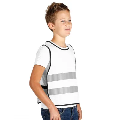 GLOW COLOR KID, dečji prsluk, beli