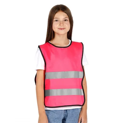 GLOW COLOR KID, dečji prsluk, neon roze