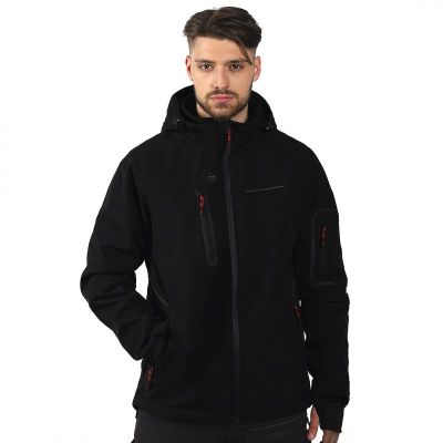 PANTHER THERMO MEN, softshell jakna sa ugrađenim grejačima, crna