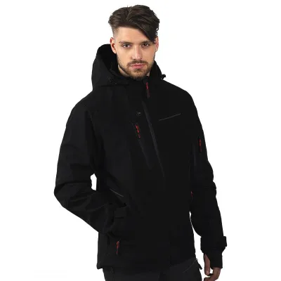 PANTHER THERMO MEN, softshell jakna sa ugrađenim grejačima, crna