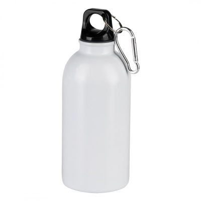 CAMPUS STEEL, boca za vodu, 400 ml, bela