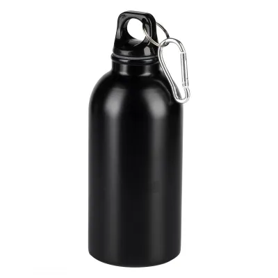 CAMPUS STEEL, boca za vodu, 400 ml, crna