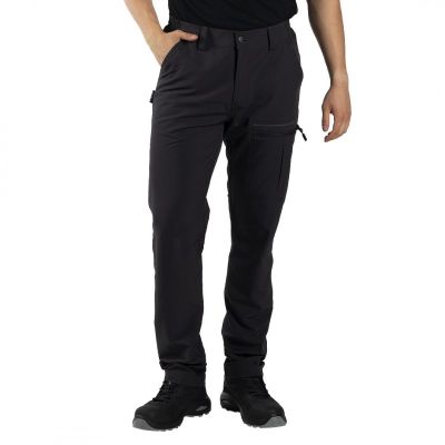 PANTHER TRACK PANTS, funkcionalne pantalone sa elastinom, tamno siva