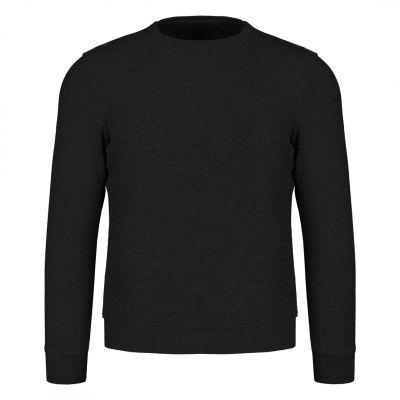 TERRY MEN, dukserica sa okruglim izrezom, 280 g/m2, crna