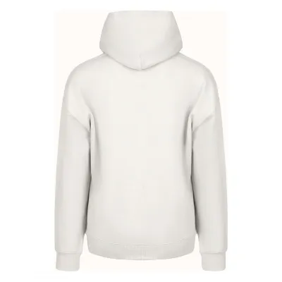 BIG HOODY, široka dukserica sa kapuljačom od organskog pamuka, 300 g/m2, krem-bela