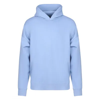 BIG HOODY, široka dukserica sa kapuljačom od organskog pamuka, 300 g/m2, svetlo plava