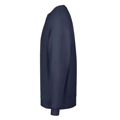 BIG, unisex široka dukserica od organskog pamuka, 300 g/m2, plava