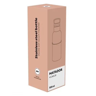 MATADOR, termos sa silikonskom navlakom, 500 ml, plavi