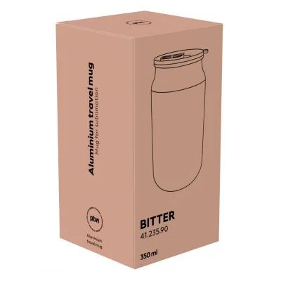 BITTER, čaša za poneti za sublimaciju, 350 ml, bela