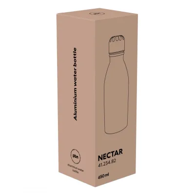 NECTAR, boca za vodu, 600 ml, metalik plava