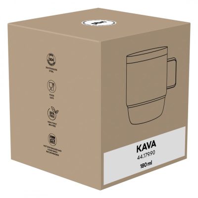 KAVA, termos šolja, 180 ml, bela