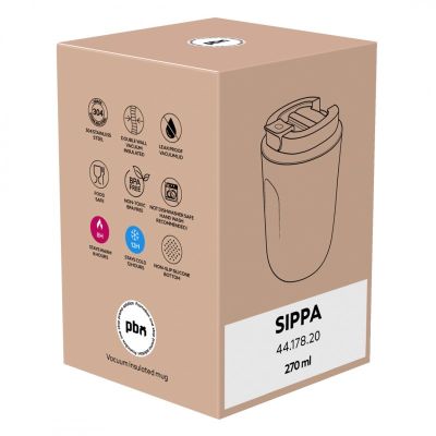 SIPPA, termos šolja, 270 ml, plava