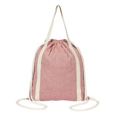 ZORA, ranac od recikliranog pamuka, 200 g/m2, crveni