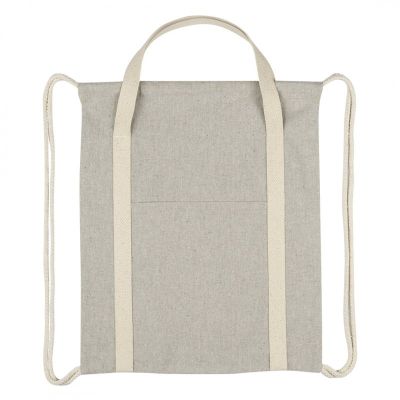 ZORA, ranac od recikliranog pamuka, 200 g/m2, sivi