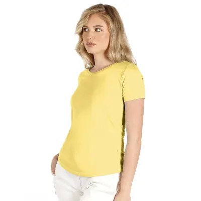 TERRA LADY, majica od organskog češljanog pamuka, 150g/m2, svetlo žuta