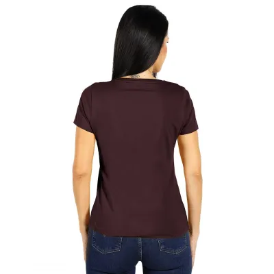 TERRA LADY, majica od organskog češljanog pamuka, 150g/m2, tamno ljubičasta