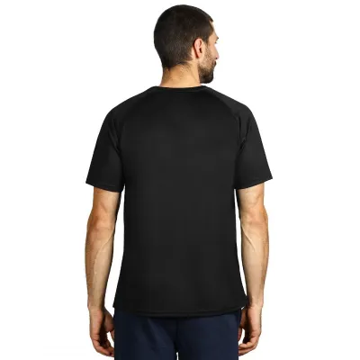 RECORD, sportska majica sa raglan rukavima, 130 g/m2, crna