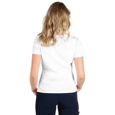 TARGET V LADY, ženska pamučna majica, v-izrez, 160 g/m2, bela