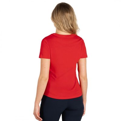 TARGET V LADY, ženska pamučna majica, v-izrez, 160 g/m2, crvena