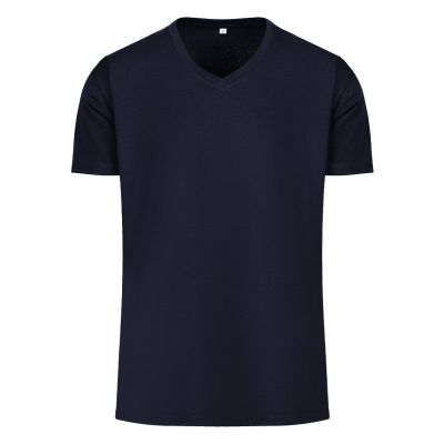 TARGET V MEN, pamučna majica, v izrez, 160 g/m2, plava